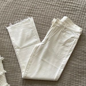 MOTHER Insider Crop Step Fray Jeans